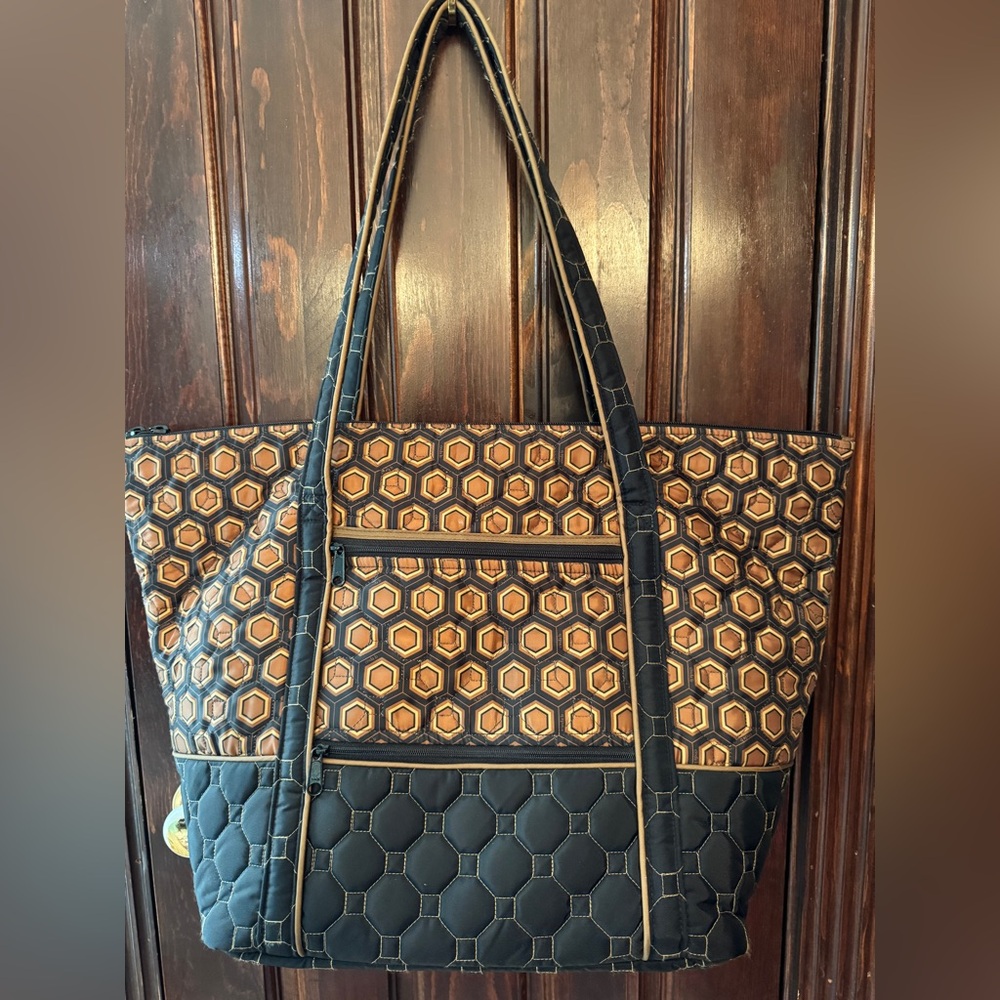 Cinda B Mod Tortoise Super Tote with Accessories